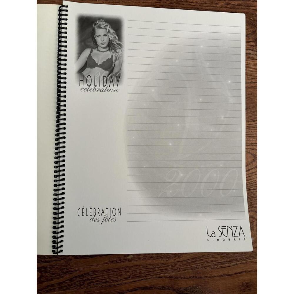 Vintage 2000 La Senza Holiday Celebration Spiral Softcover Notebook - Picture 8 of 14